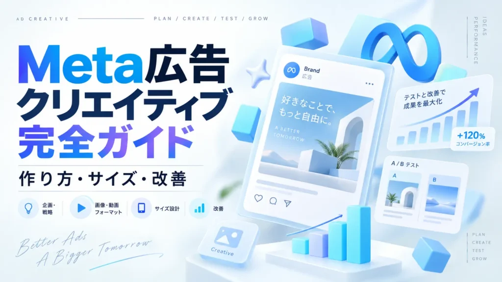 Meta広告クリエイティブ完全ガイド｜作り方・サイズ・改善まで
