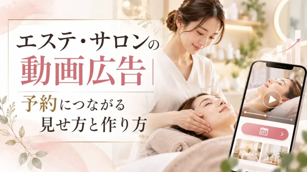エステ・サロンの動画広告｜予約につながる見せ方と作り方