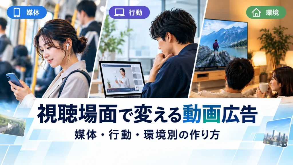 視聴場面で変える動画広告